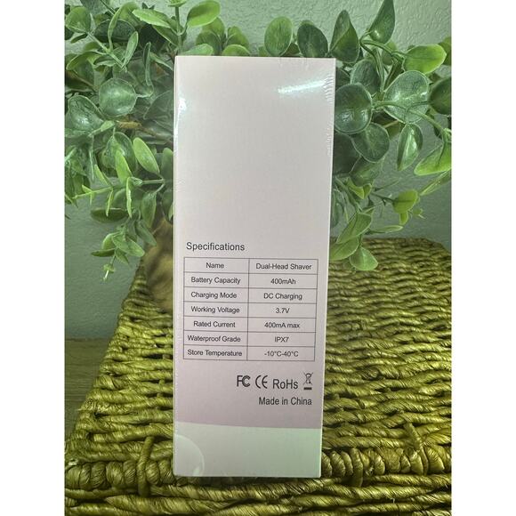 New Dual Head Shaver Women, 2 in 1 Wet & Dry Waterproof Electric Bikini Trimmer - Picture 3 of 3